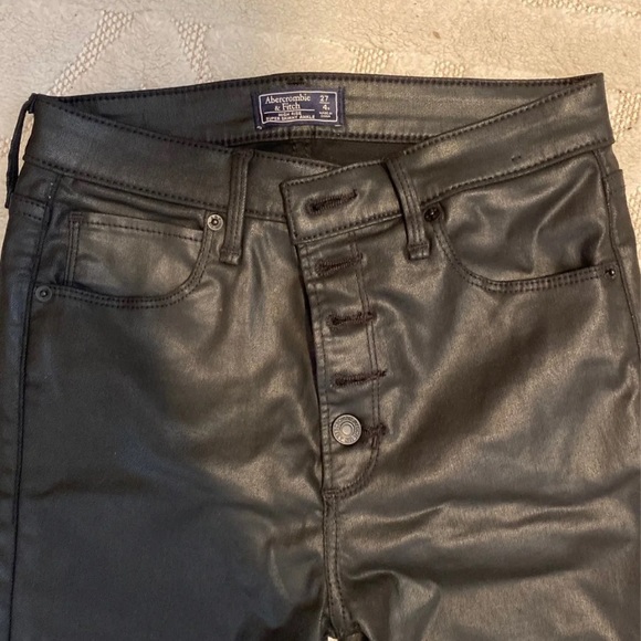 Abercrombie Faux Leather Pants 